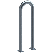 Universal hoop | of steel tube |  76 x 2,6 mm | to be fixed by plugs | total width: 400 mm | total height: 1150 mm | hot-dip galvanized